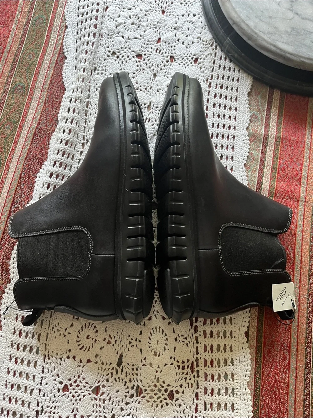 Cole Haan Chelsea boot black water resistant